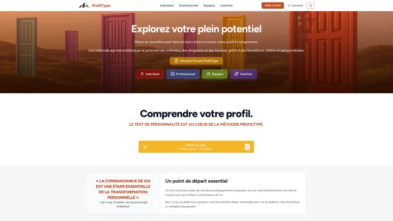 ProfilType website preview